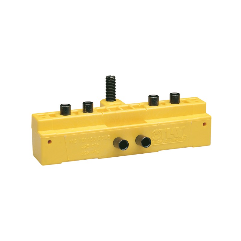 Šablona za montažo spon