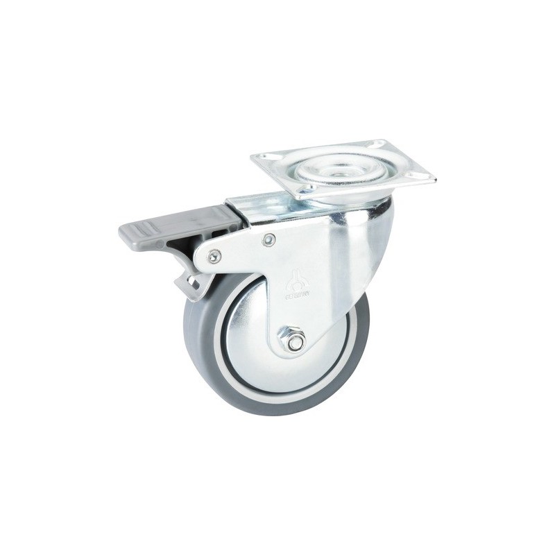 Pohištveno kolo z zavoro