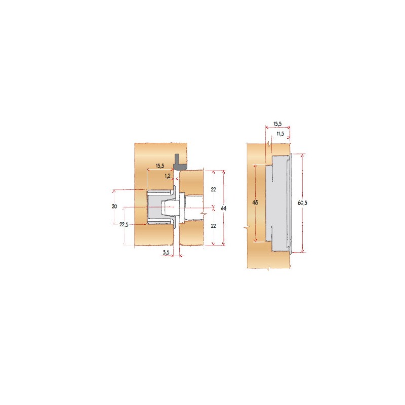 KLJUČAVNICA MAGNETNA PRIJEMNIK NASTAV.
