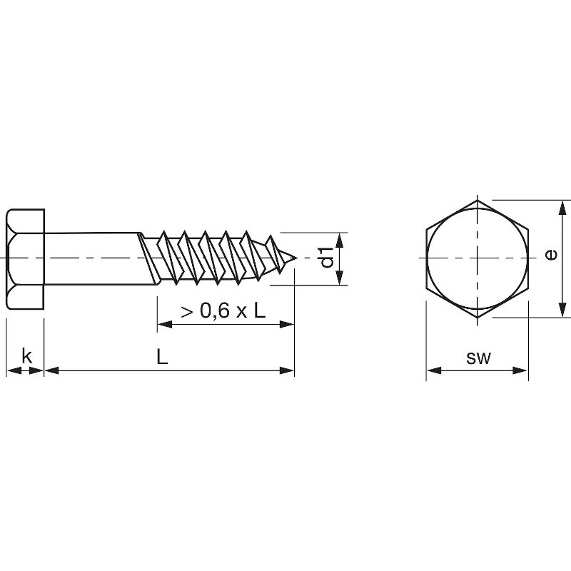 8X100 VIJAK STOJALNI DIN 571