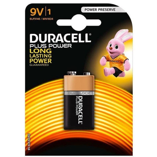 Baterija Duracell 9V